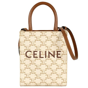 セリーヌ(CELINE)　トートバッグ２WAY　ミニバーティカル　カバ　トリオンフ　キャンバス　194372BZK.01BC　Bランク　セリーヌ買取相場