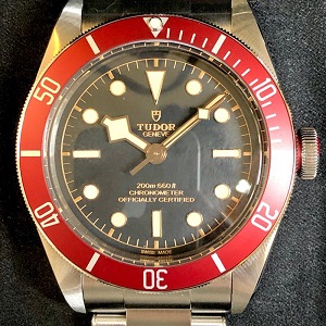 チューダー(TUDOR)　ヘリテージ　ブラックベイ　79230R　黒文字盤　　チューダー買取相場