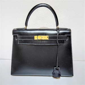 エルメス(Hermès)　ケリー28　ボックスカーフ　ゴールド金具　〇U刻印　BCランク　エルメス(Hermès)買取相場