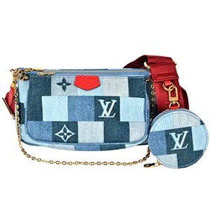 ルイ・ヴィトン(Louis Vuitton)　ショルダーバッグ　ミュルティ ポシェット アクセソワール　モノグラムデニム　M44990　ABランク　ルイ・ヴィトン買取相場