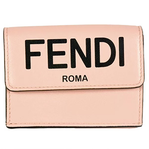 フェンディ(FENDI)　三つ折り財布　MICRO TRIFOLD　8M0395　ADP6　F1CN7　レザー　ピンク　ABランク　フェンディ買取相場