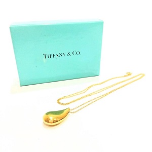 ティファニー(Tiffany&CO)　ネックレス　ティアドロップ　750YG　Bランク　ティファニー買取相場