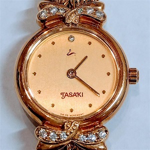 タサキ（TASAKI）　時計　クォーツ　682.10　K18　Dランク(不動品)　タサキ買取相場