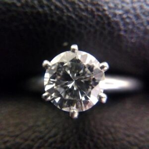 ダイヤモンド　D(0.89ct　H　SI1　FR　PT850　リング　ダイヤモンド買取相場