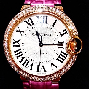 カルティエ(Cartier)　バロンブルー　2連ダイヤ　750　WE900551　Bランク　カルティエ買取相場