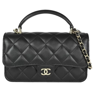 シャネル(CHANEL)　チェーンショルダーバッグ　マトラッセ　AP3226　ラムスキン　ブラック　ABランク　シャネル買取相場