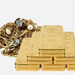大量の金画像