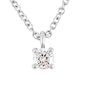 ティファニー(Tiffany＆Co) Pt950 ソリティア ネックレス ダイヤモンド Bランク 買取相場