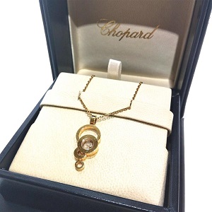 ショパール(CHOPARD) ハッピーダイヤモンド バブルネックレス 1Pダイヤ Bランク 買取相場-銀座本店(東京都中央区)｜ブランド買取実績