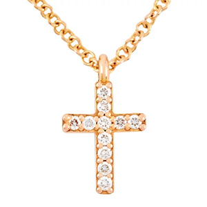 ティファニー(Tiffany＆Co) K18PG ネックレス メトロクロス Aランク 買取相場