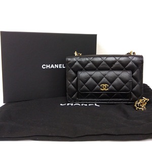 シャネル(CHANEL) チェーンウォレット キャビアスキン マトラッセ ブラック AP3464 ABランク 買取相場
