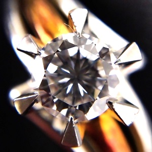 ダイヤモンド 0.393ct H VS2 K18 Pt900 リング 買取相場