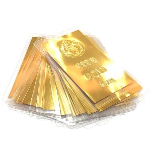 24金(K24) 記念品 徳力純金カード 18枚 買取相場-銀座本店(東京都中央区)|金買取実績