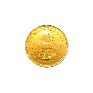 22金(K22) 投資用地金 クルーガーランド金貨 1/4オンス 買取相場