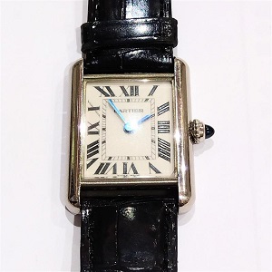 カルティエ(CARTIER) タンクルイ SM WG W1541056 クォーツ レザーベルト Bランク 買取相場