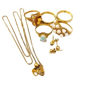 18金(K18) アクセサリー ネックレス リング ピアス 買取相場