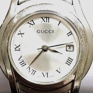 GUCCI グッチ レディース腕時計 5500L ラウンドフェイス クォーツ SS 買取相場