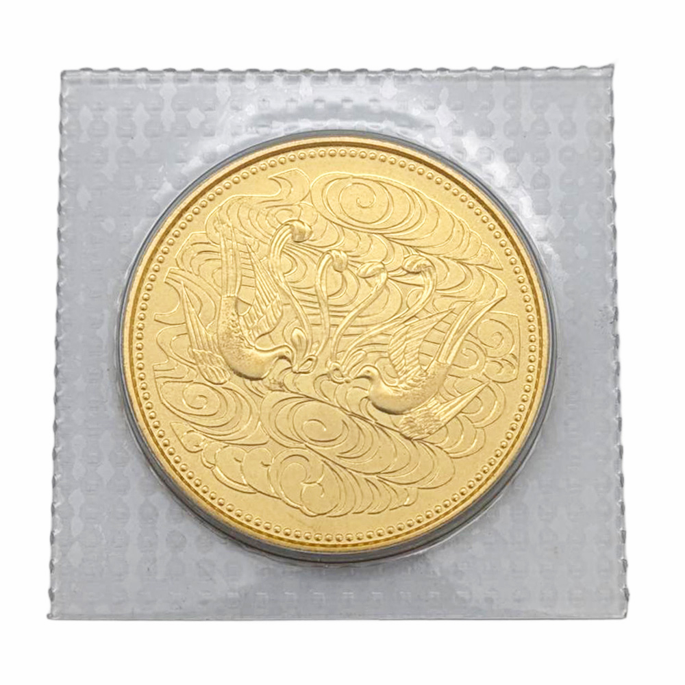 K24 天皇陛下御在位60年記念10万円金貨 画像