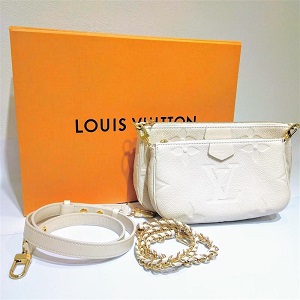 ルイ・ヴィトン(Louis Vuitton) ミュルティ ポシェットアクセソワール クレーム M46568 アンプラント Bランク 買取相場