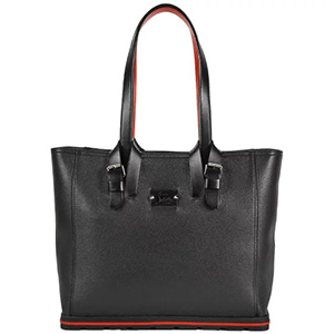 クリスチャン・ルブタン(Christian Louboutin) トートバッグ カバイカースモール 1205119 レザー×ラバー ブラック×レッド ABランク 買取相場