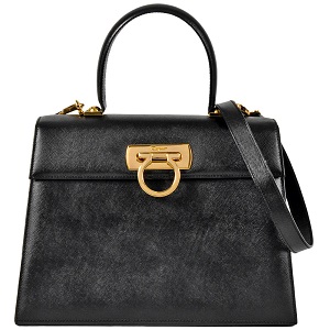 フェラガモ(Ferragamo) ガンチーニ 21-2181 ショルダーバッグ ブラック Bランク 買取相場