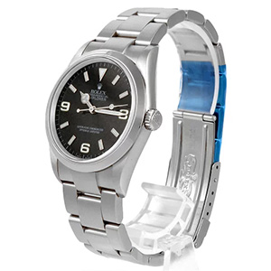 ロレックス(ROLEX) エクスプローラーⅠ 114270 D番 黒文字盤 買取相場
