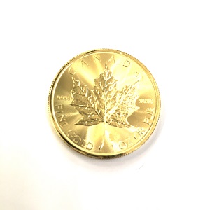 24金(K24) 投資用地金 メイプルリーフ金貨 1oz 買取相場