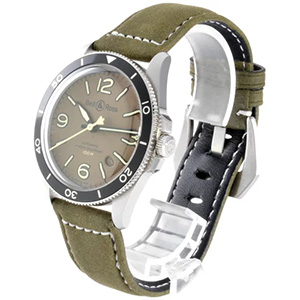 ベル&ロス(Bell&Ross) 腕時計 ミリタリーグリーン BR V2-92 自動巻 SS Aランク 買取相場