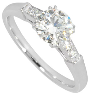 ハリーウィンストン(HARRY WINSTON) トリスト ダイヤモンド 0.72ct D IF Pt950 リング 約9.5号 買取相場