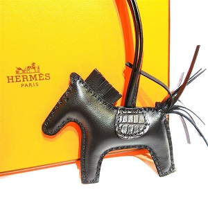 エルメス(Hermès) ロデオPM タッチ アニョーミロ×アリゲーター ソーブラック Z刻印 Aランク エルメス買取相場