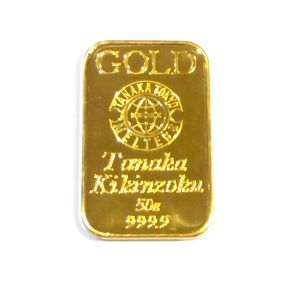 インゴットK(IK) 投資用地金 田中貴金属 50g 買取相場