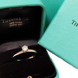 ティファニー(Tiffany&CO) リング ソリティア Pt950 0.19ctダイヤモンド ABランク 買取相場