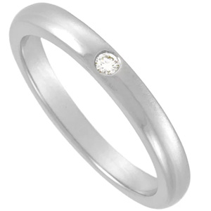 ティファニー(Tiffany＆Co) Pt950 リング スタッキング バンド ダイヤモンド ABランク 買取相場