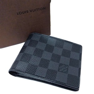 ルイ・ヴィトン(Louis　Vuitton) お財布 ポルトフォイユミュルティプル ダミエ・グラフィット N62663 Bランク 買取相場