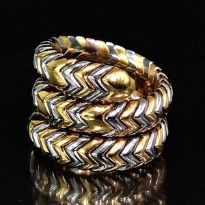 ブルガリ(BVLGARI) リング スピガ 18金 Aランク 買取相場