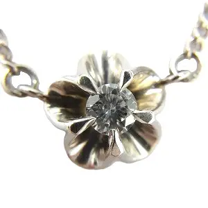 ダイヤモンド 0.12ct Pt850 ネックレス 買取相場