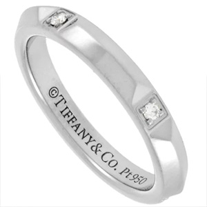 ティファニー(Tiffany＆Co) Pt950 リング トゥルー バンド ダイヤモンド ABランク 買取相場