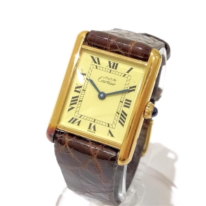 カルティエ(Cartier) マストタンク ベルメイユ 114698 レディース時計 クォーツ Bランク 買取相場