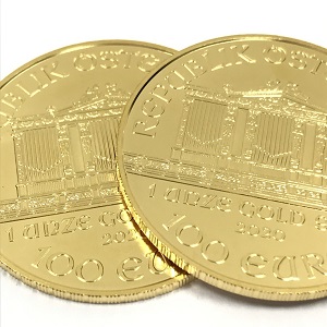 24金(K24) 投資用地金 ウィーン金貨 1オンス 2枚 買取相場