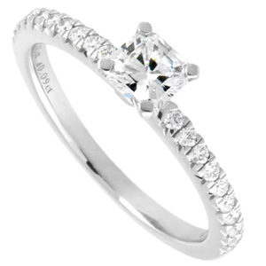 ティファニー(Tiffany＆Co) Pt950 リング ダイヤモンド(0.31ct トゥルー ABランク 買取相場