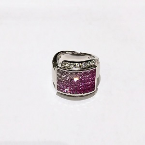 メレサファイヤ MS(3.40ct ダイヤモンド MD(0.53ct リング K18WG 買取相場