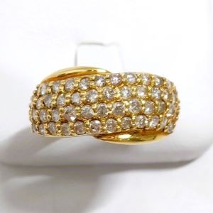 ダイヤモンド 1.00ct K18 リング 買取相場