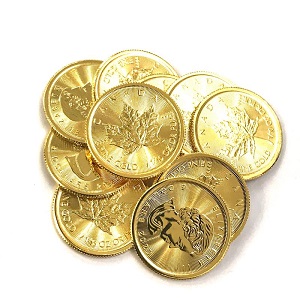 24金(K24) 投資用地金 メイプルリーフ金貨 1/10oz 10枚 金買取相場-銀座本店(東京都中央区)｜金買取実績