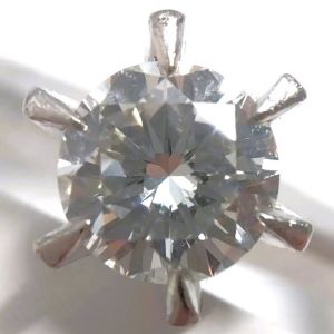 ダイヤモンド 0.48ct G VS2 PT900 リング 買取相場