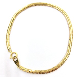 18金(K18) アクセサリー ブレスレット 買取相場