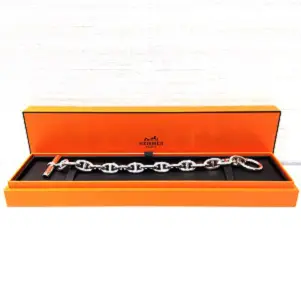エルメス(HERMES) ブレスレット SV925 シェーヌダンクルMM 21AW001694 ABランク 買取相場