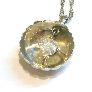 ダイヤモンド 0.25ct ネックレス Pt850 買取相場
