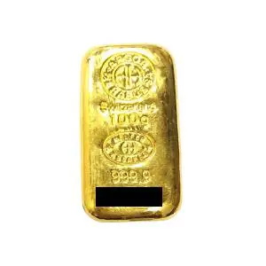 インゴットK (IK) 投資用地金 アルゴア(ARGOR S.A.) 100ｇ 1本 買取相場