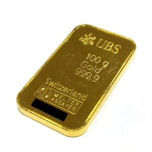 インゴットK(IK) 投資用地金 UBS 100g 1本 買取相場