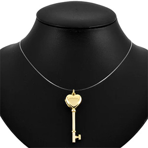 ティファニー(Tiffany＆Co) K14YG ペンダントトップ ハート キー ロケットペンダント ABランク 買取相場